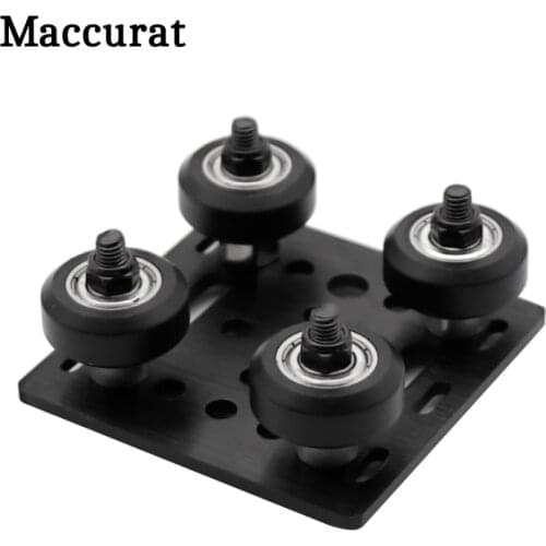 1set 3D Printer part Openbuilds V gantry plat set special slide plate for 2040 aluminum profiles V-slot mini five roulette