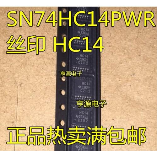 10pieces SN74HC14 SN74HC14PWR HC14 TSSOP-14
