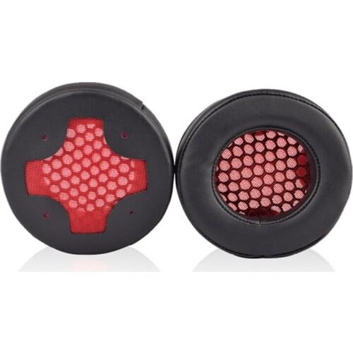 100mm Round four holes Ear Pads For XIBERIA V5 Headphones Replacement Memory Foam Ear pads Fits Headphones PU Leather Jun4