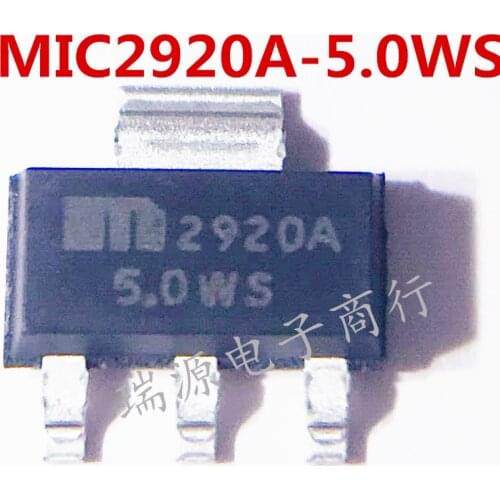 100% New&original MIC2920A-5.0WS MIC2920A-5.0 MIC2920 SOT-223