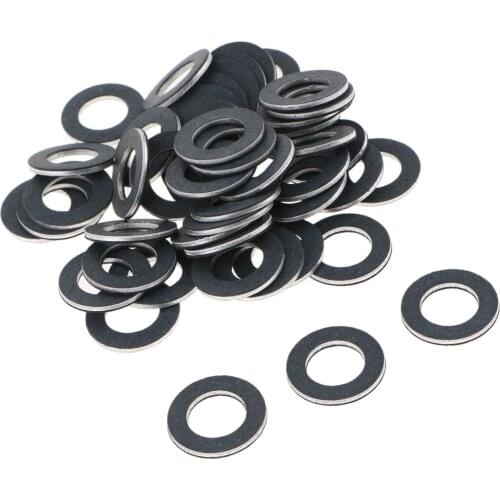 50X 20x12x2.5mm Engine Oil Drain Plug Crush Gasket For Toyota Lexus