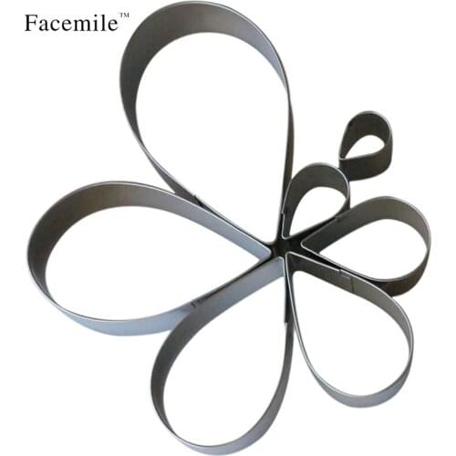7pcs/set Stainless Steel Rose Petal Cake Cookie Cutter Mold Pastry Baking Mould Fondant Biscuit Cutter Cake Cookie Tools