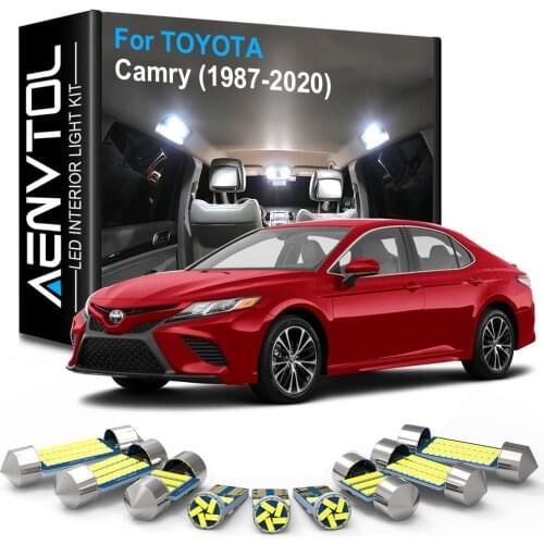 AENVTOL Canbus Interior Light LED Accessories For Toyota Camry V20 XV10 20 30 40 50 2006 2007 2008 2009 2010 2012 2018 2019 2020