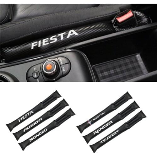 1pcs Interior accessories Universal Size carbon fiber car styling for Ford Fiesta Fusion Mustang Mondeo Ranger Transit