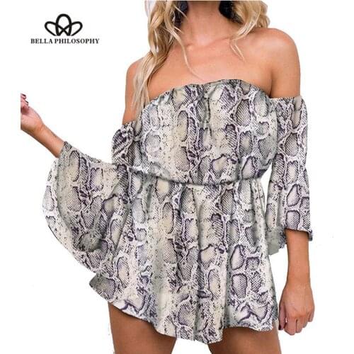 Женские комбинезоны с принтом Bella Philosophy China At AliExpress