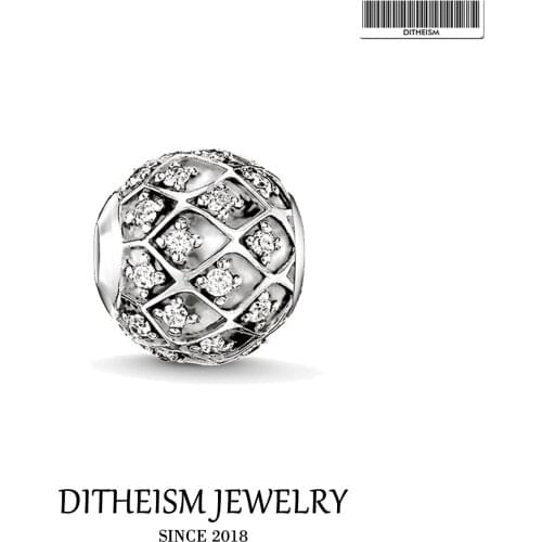 DIY Beads Royal Lotus Charm 3mm Hole,2018 New Fashion Silver Jewelry Trendy Gift For Women Girl Fit Bracelets Necklace Choker