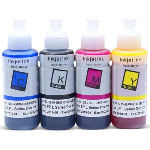 Dye Ink For Epson L120 L132 L222 L310 L364 L380 L382 L486 L566 L800 L805 L1300 ET-2650 Printer T664 Refill Dye Ink For Epson