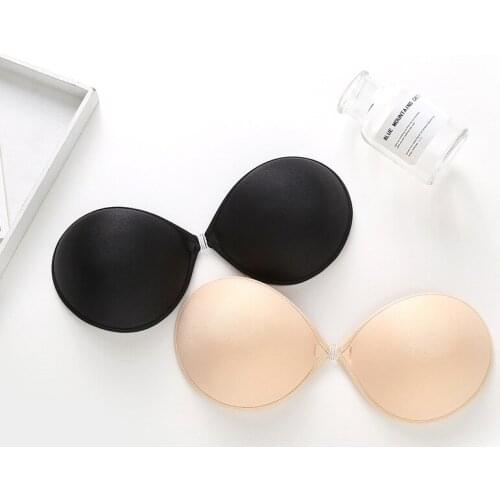 3CM Adhesive Silicone Invisible Backless Push Up Sexy Bra Sticky Reusable Skin Friendly Comfortable Cup Bra