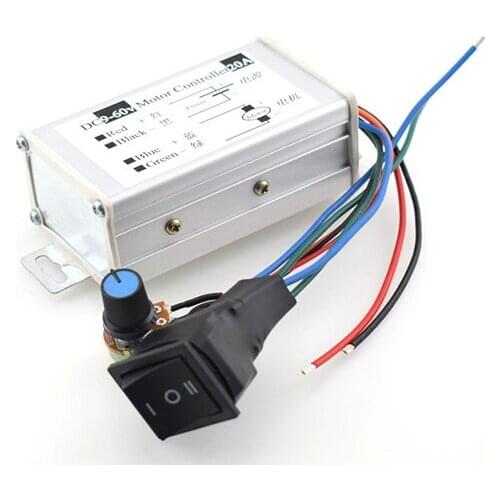DC Motor 20A PWM Speed Forward/reverse Controller Motor Controller Positive/negative Controller Electrical Equipment Accessories