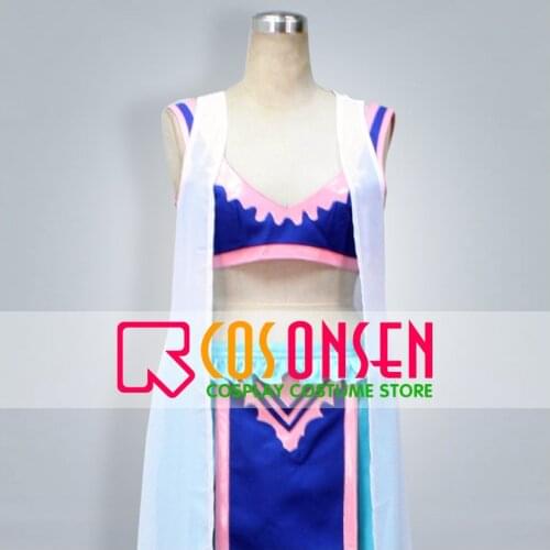 COSPLAYONSEN Anime One piece Nefeltari Vivi Cosplay Costume Blue Color 3 Pcs Set All Size