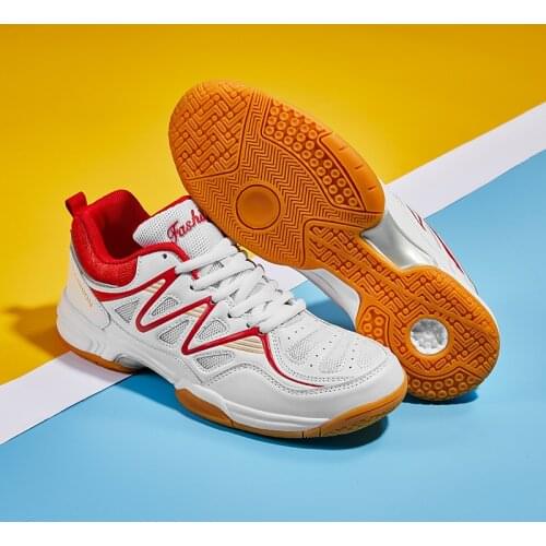 New Professional Badminton Shoes Men Women Big Size 38-48 Light Weight Badminton Sneakers Breathable Mesh Tennis Sneakers