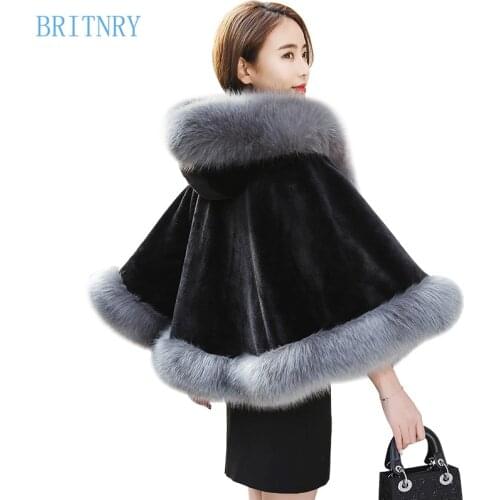 BRITNRY 2018 Fur Bolero Warm Winter Wedding Coat Women Wedding Wrap Bolero Cheap Faux Fur Wrap Free Size Evening Shawls Wraps