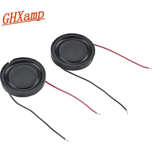GHXAMP 5Ohm 23mm Mini Audio Speaker 2W Internal Magnetic Loudspeaker Ultra-thin Composite Film For Multimedia Small Audio 2pcs