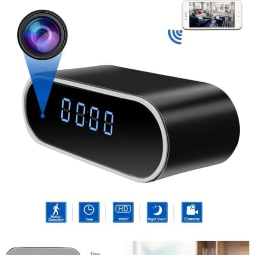 Fashion design new V380 APP Desk clock wifi camera