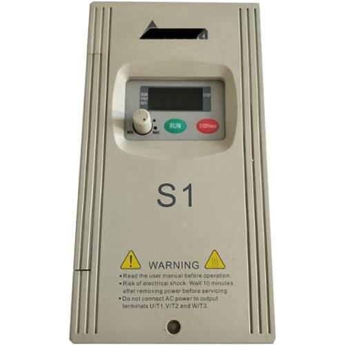 New VFD015S21D VFD-S Inverter AC Motor Drive 1 Phase 220V 1.5KW 2HP 7.5A 400HZ