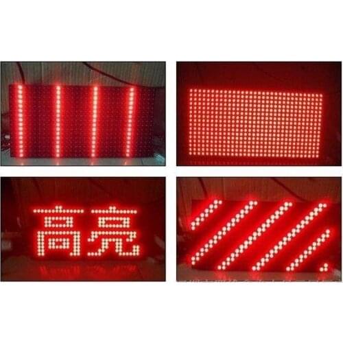 P10 Single red outdoor LED module With magnet HUB12 Interface definition P10 (1R) 320*160MM