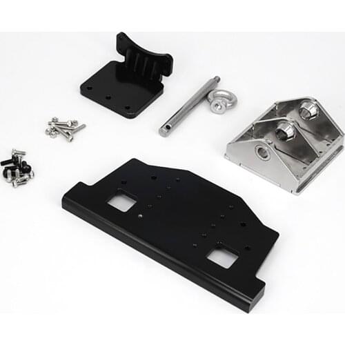 Front Hook Coupler & Fixed Bracket Stand for 1/14 Tamiya MAN RC Tractor Truck Car Bumper Accessories