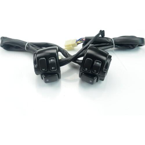 Motorcycle Handlebar Control Switch For Harley SOFTAIL DYNA SPORTSTER V-ROD 1996-2012 1997 1998 1999 2000 Handle Bar Switches