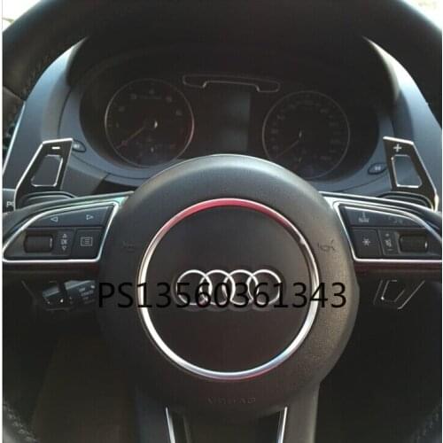Suitable for Audi A3/A4L/A5/A6L/A8/Q3/Q5/Q7/S5/TT steering wheel aluminum alloy shift paddles