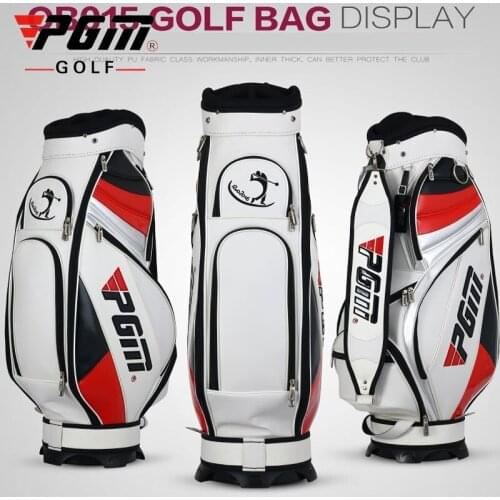 Pgm Pu Leather Durable Golf Bag For Men Women Standard Bag Waterproof Golf Club Bag Golf Training Equipments D0076