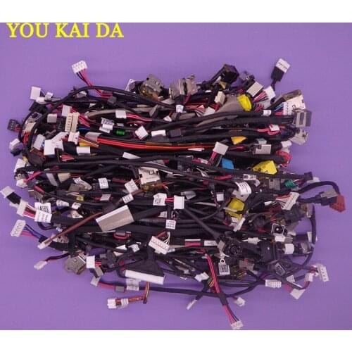 145models 145 pcs DC Power Jack Connector for HP Sony Pavilion DC Jack with cable Laptop DC JACK Harness Cable Laptop with cable