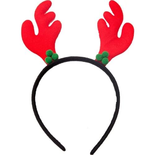 Christmas Headband Xmas HairBand Reindeer Christmas Tree Headwear Head Hoop Party Hairband New Year Kids Gift Navidad Decor