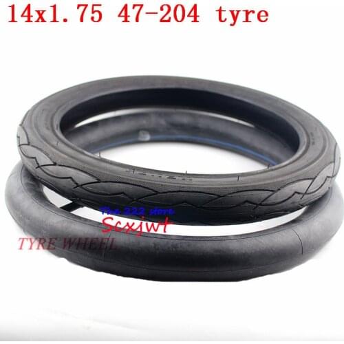 14X1.75 bike tyre inner tube BMX Folding Bicycle tire whole sale use for cycling riding Bicycle Parts 14 inch wheel tire
