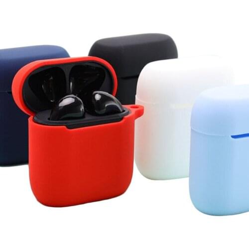 Silicone case For Edifier Dreampods Bluetooth Earphone soft Silicone Protective Case with Anti-lost Buckle