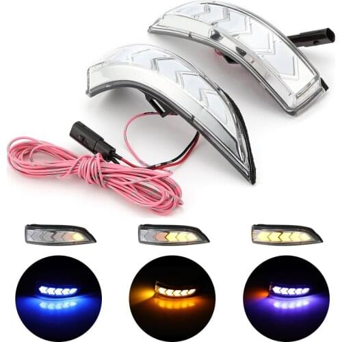 Car LED Blinker Sequential For Toyota Camry Corolla Yaris C-HR Vios Dynamic Turn Signal Light Side Wings Mirror Indicator Lamp