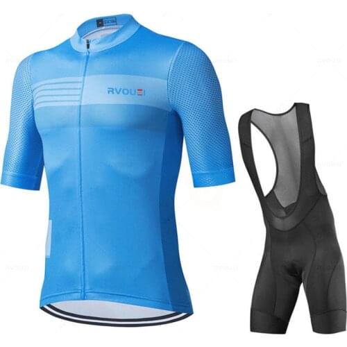 Mavic Cycling Clothing Triathlon Mens Race Cycling Jersey Set Bicycle Clothing Bike Wear Clothes MTB Maillot Ciclismo Spain