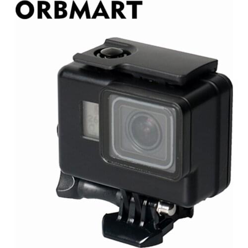 ORBMART 45M Waterproof Black Case Cover Housing For Go Pro Gopro Hero 5 6 7 Sport Camera With Black Edition Underwater Box