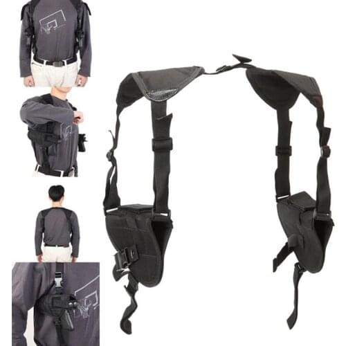 Military Universal Gun Shoulder Holster Nylon Left Right Hand Gun Case Tactical Glock Gun Concealed Holster Hunting Accessories