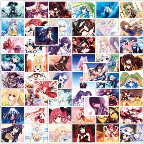 10/30/52Pcs Japanese Anime Date A Live Skateboard Travel Suitcase Phone Laptop Luggage Stickers DIY Kids Girl Toys