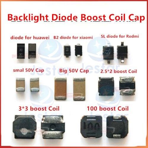 10pcs Backlight Light Diode Boost Coil Cap for huawei xiaomi