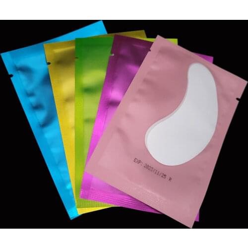 100pairs/pack New Paper Patches Eyelash Under Eye Pads Lash Eyelash Extension Paper Patches Eye Tips Sticker Wraps Make Up Tools