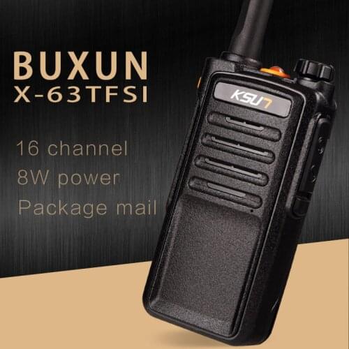 2PCS KSUN Scanner Radio X63-TFSI 8W Walkie Talkie UHF 400-470 MHz Two Way Radio UHF Transceiver