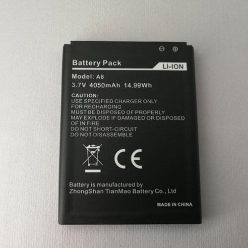 New original Mobile phone battery AGM A8 battery 4050mAh High-quality Three mobile phone accessories Long standby time