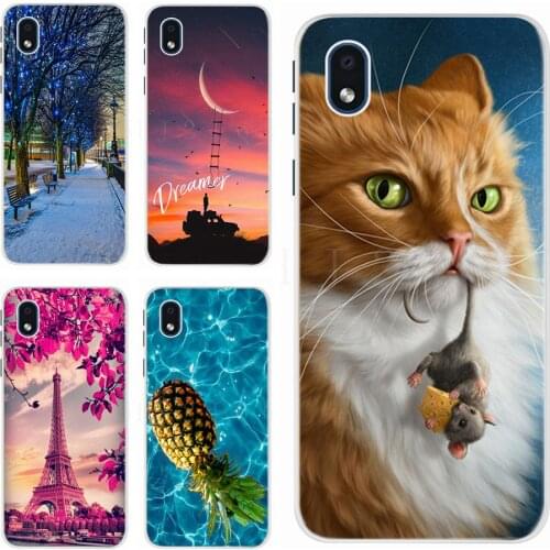 Phone Case For Samsung A01 Core Case Flower Animal Painted Back Cover For Samsung A01 Core SM-A013F A013G Soft TPU Fundas 5.3