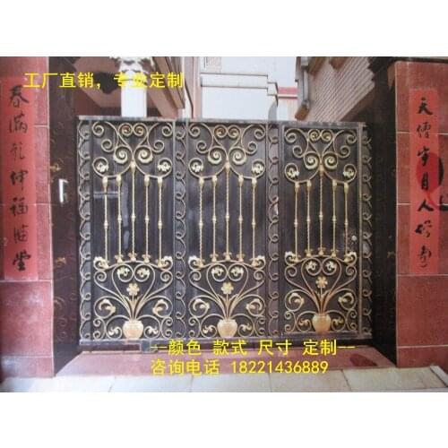 Hench 100% hot dip galvanized steel iron gates model hc-ig8