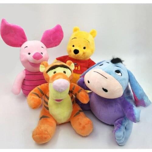 28Cm Disney Winnie the Pooh Piglet Eeyore Little Tiger Plush Toy Cute Soft Plush Animal Plush Doll Birthday Childrens Gift
