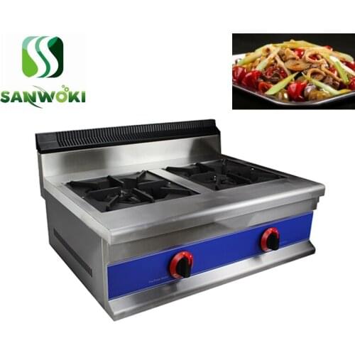 Commercial double head LPG gas/Natural gas heating stove gas type boilor gas cooker machine heating oven gas hearth