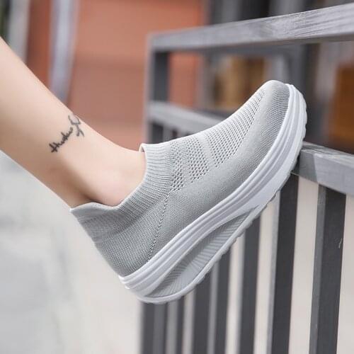 Women Shoes Summer Weave Sneakers Super Light Comfortable Shoes Female Mesh Breathable Sneakers Women Shoes