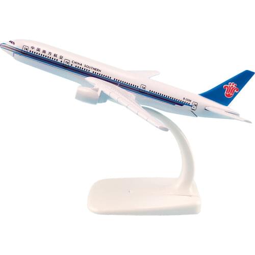 Alloy Metal Air China Southern B777 Airlines Airplane Model Southern Boeing 777 Plane Model Aircraft Kids Gifts 16cm