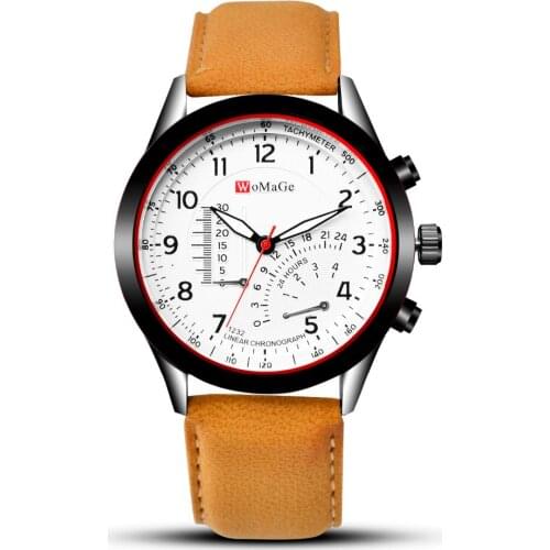 Fashion Brand WOMAGE Watch Men Sport Watches Fashion Military Army Watch Mens Watches Quartz Relogio Masculino erkek kol saat