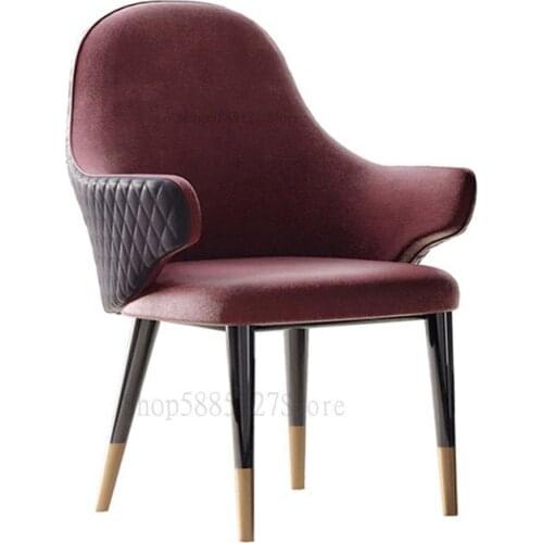 Nordic Dining Chair Light Luxury Dining Chair Home Chair Backrest Sales Office Negotiation Table And Chair Makeup Chair Net Red