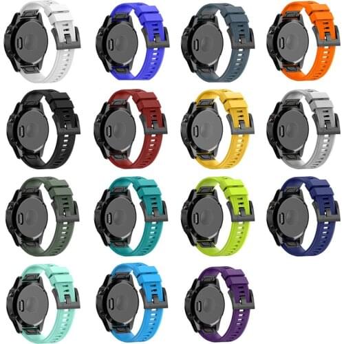 New & Quick General Detachable Strap Silicone Strap For Garmin Fenix 5 Forerunner 935 Approach S60 ND998