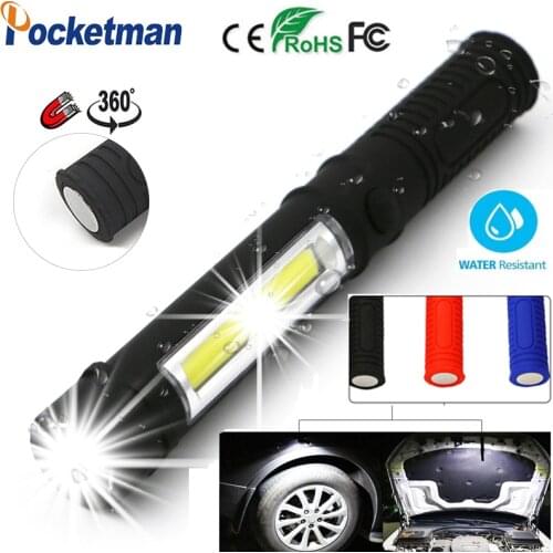 8000 Lumens Mini Portable Lanterns Working Inspection Torches COB LED Multifunction Maintenance Flashlight With Magnetic Base