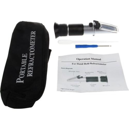 Portable Refractometer ATC for Automotive Antifreeze Tester Antifreeze Water Battery Wiping Washing RHA 503ATC Refractometer