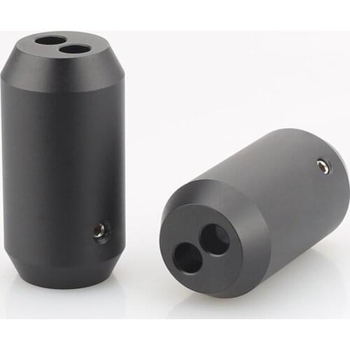 New 4pcs Pants Boot Y Splitter 1 to 2 Speaker RCA Cable Audio DIY Wire Connector Black Speaker cable Wire Pants Boots