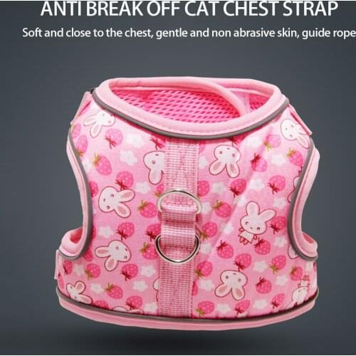 Adjustable Pet Dog Harness Leash Set Reflective Mesh Cat Dog Walking Harness Leads for Kitties Puppies Pet Product